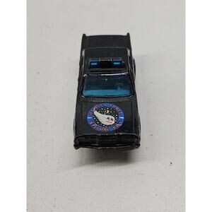 Vintage 1978 Matchbox Mercury Police car Hailey’s Comet Welcome Back black